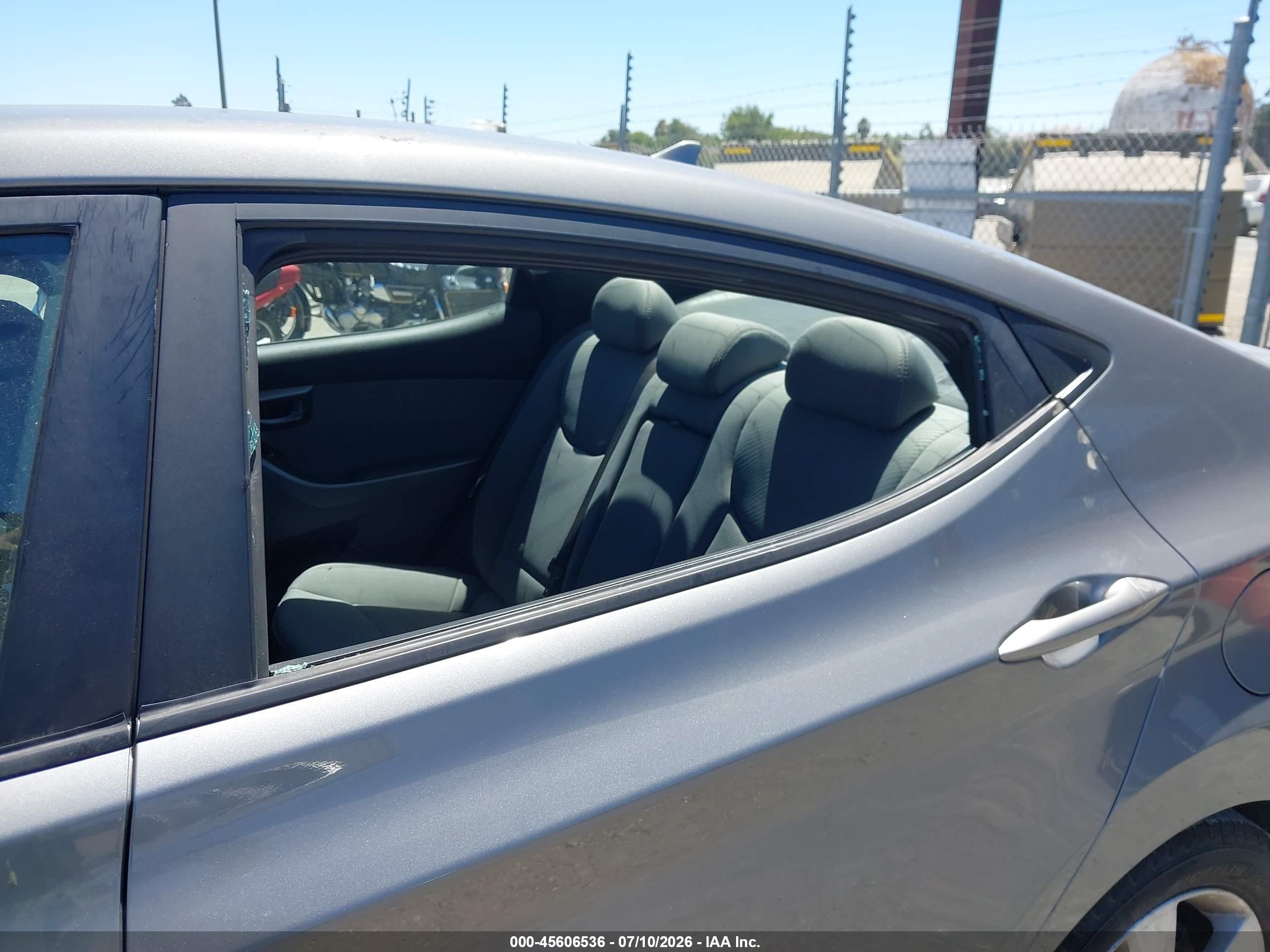 2013 Hyundai Elantra Gls Gray vin: 5NPDH4AE5DH400205