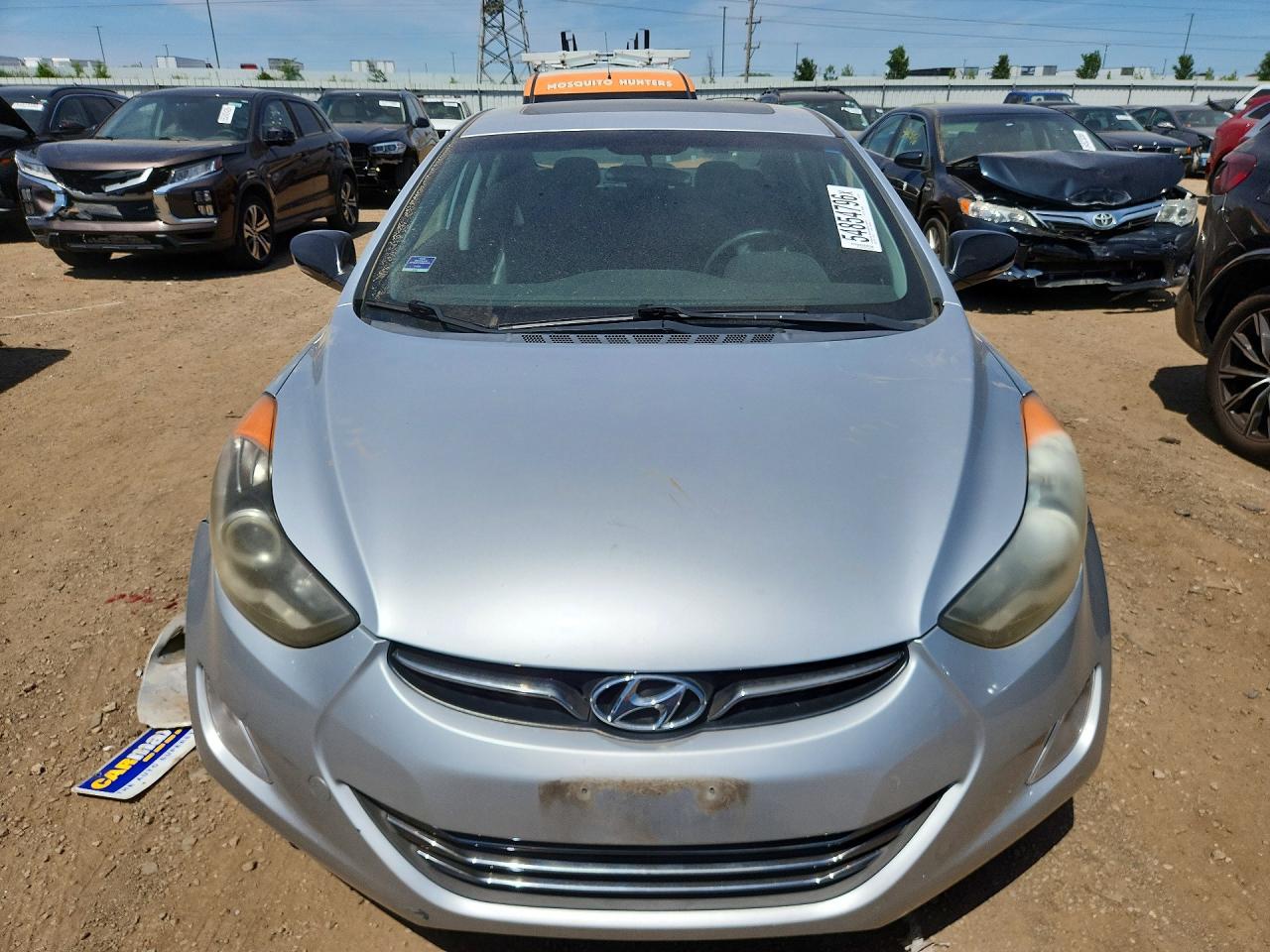 2013 Hyundai Elantra Limited Серебряный vin: 5NPDH4AE5DH400737
