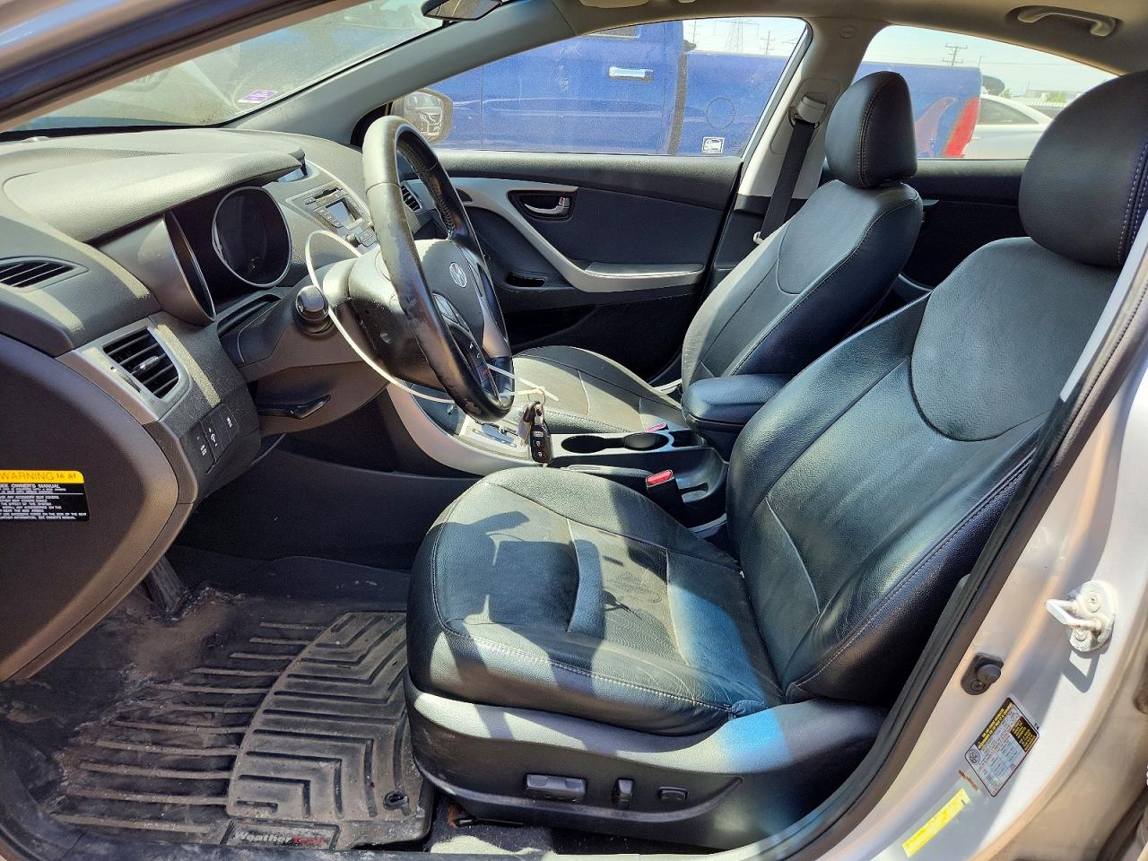 2013 Hyundai Elantra Limited Серебряный vin: 5NPDH4AE5DH400737