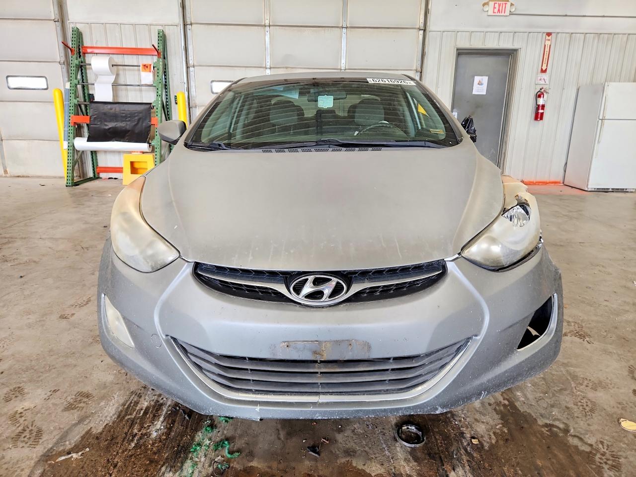 2013 Hyundai Elantra Gls Gray vin: 5NPDH4AE5DH406408