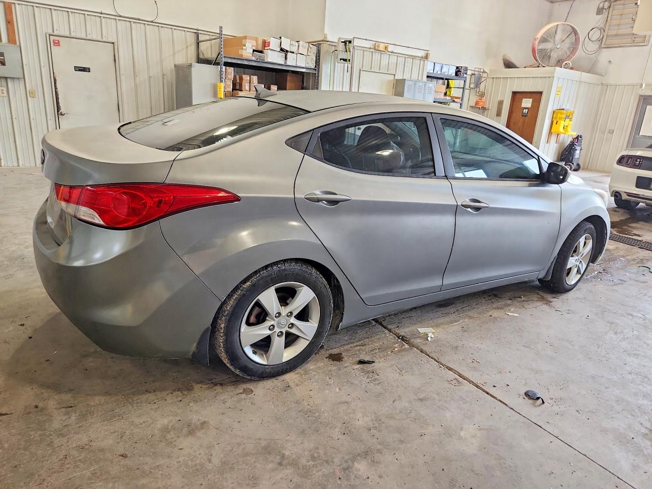 2013 Hyundai Elantra Gls Gray vin: 5NPDH4AE5DH406408