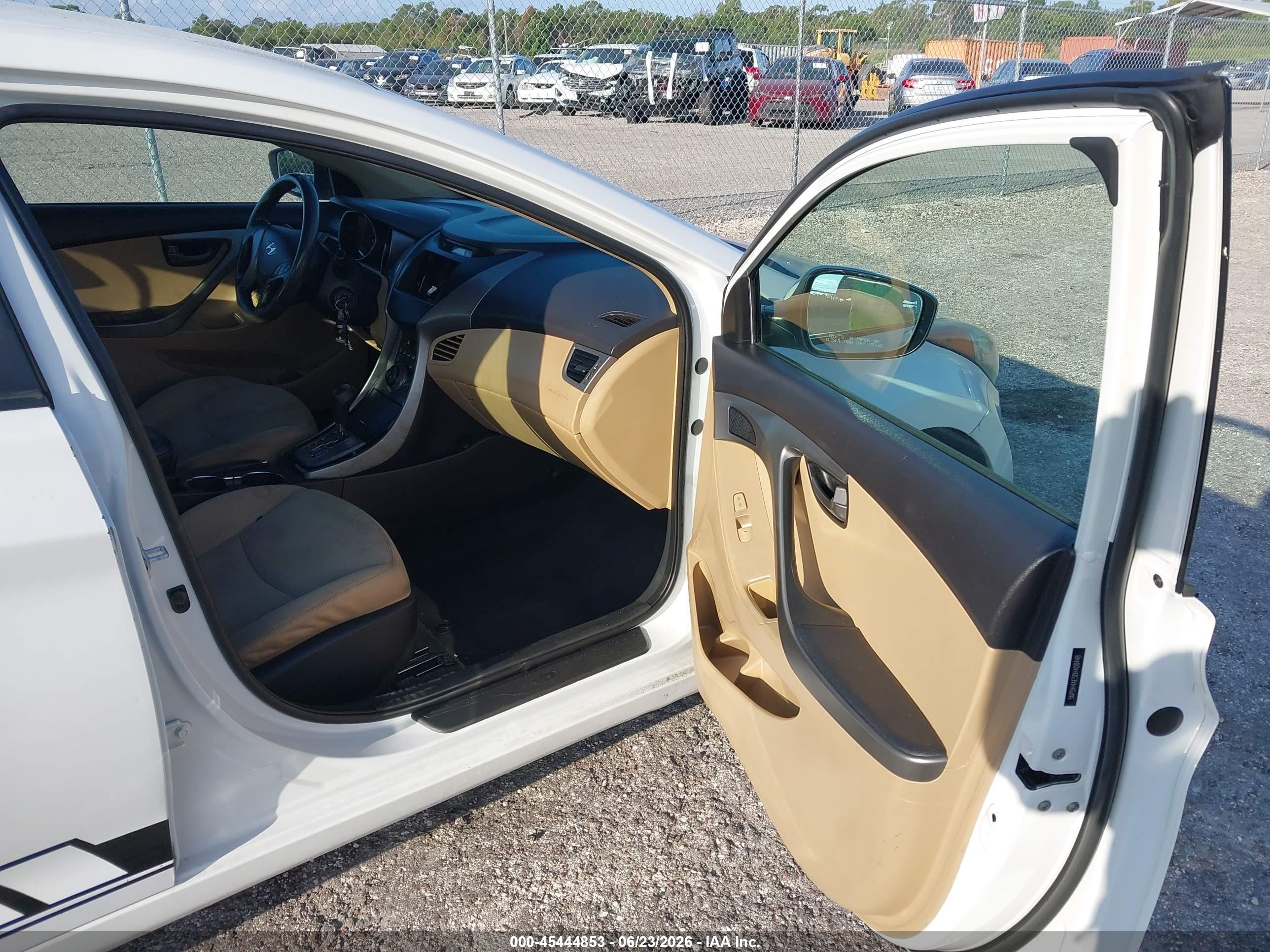2013 Hyundai Elantra Gls White vin: 5NPDH4AE5DH408448