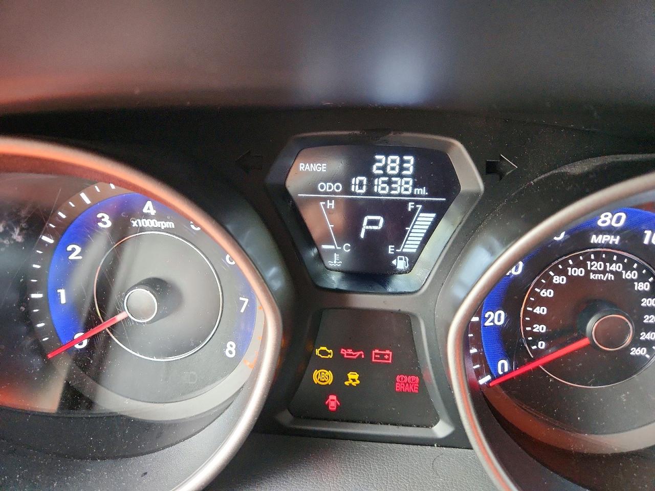2013 Hyundai Elantra Gls Blue vin: 5NPDH4AE5DH415061