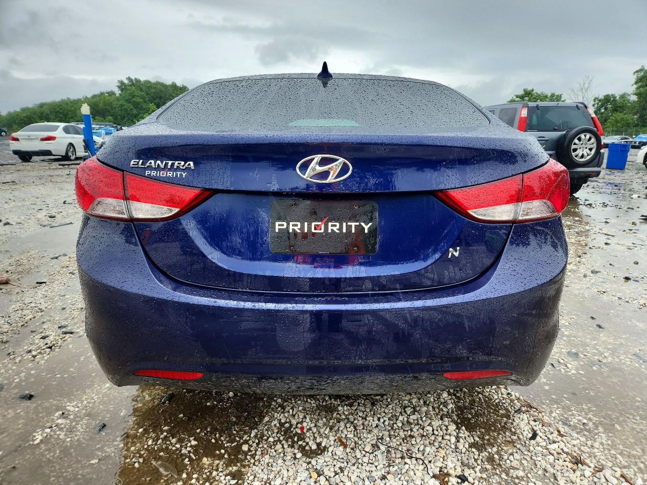 2013 Hyundai Elantra Gls Blue vin: 5NPDH4AE5DH415061