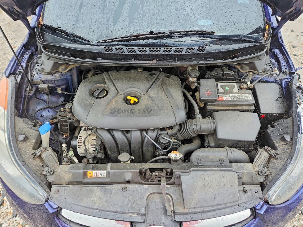 2013 Hyundai Elantra Gls Blue vin: 5NPDH4AE5DH415061