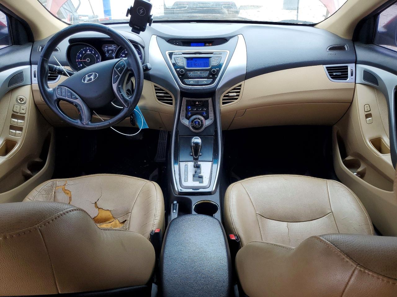 2013 Hyundai Elantra Limited Red vin: 5NPDH4AE5DH419420