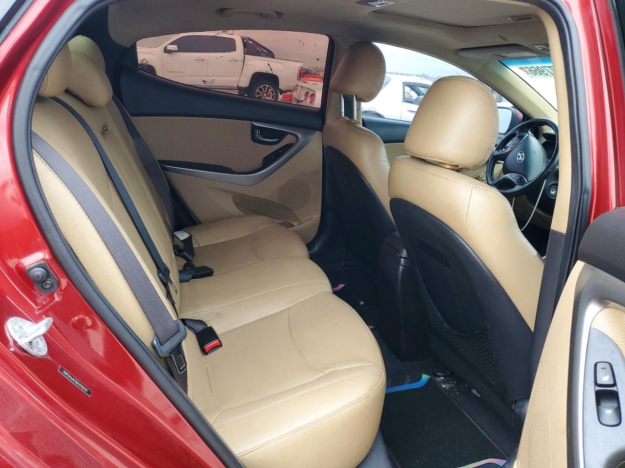 2013 Hyundai Elantra Limited Red vin: 5NPDH4AE5DH419420