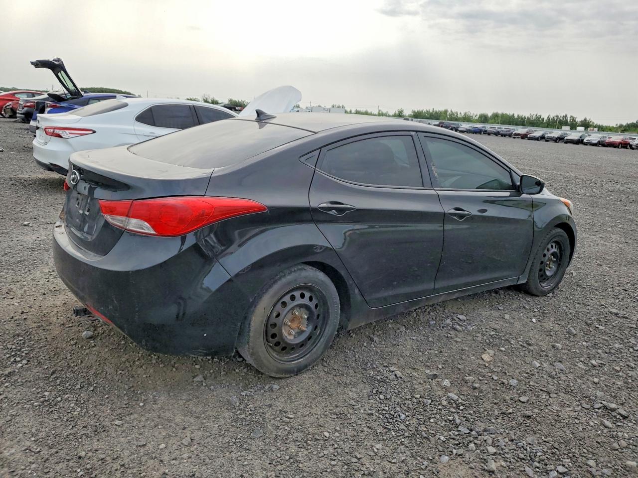 2013 Hyundai Elantra Gls Black vin: 5NPDH4AE5DH419546