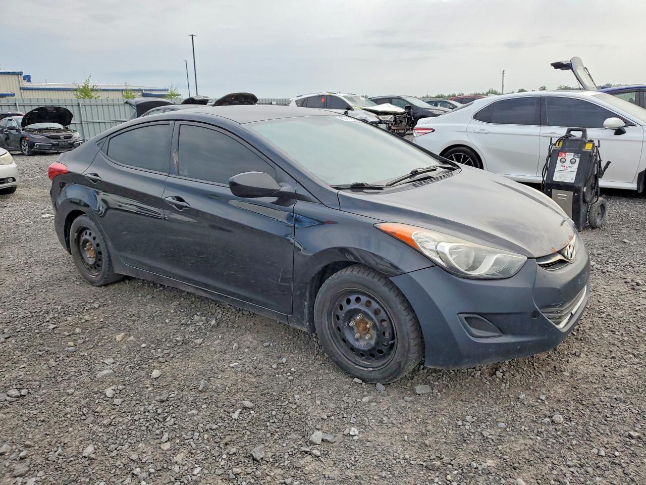 2013 Hyundai Elantra Gls Black vin: 5NPDH4AE5DH419546