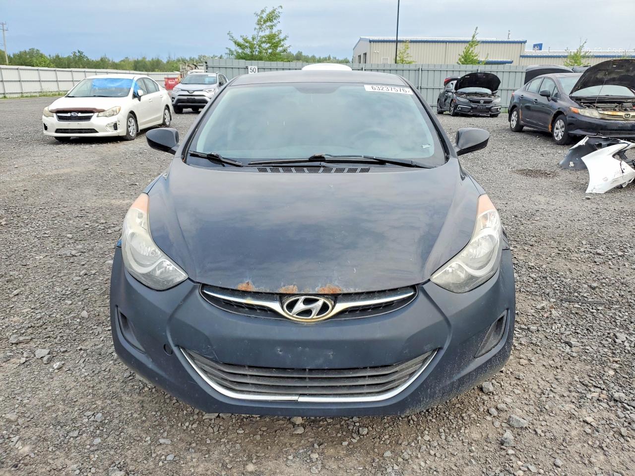 2013 Hyundai Elantra Gls Black vin: 5NPDH4AE5DH419546