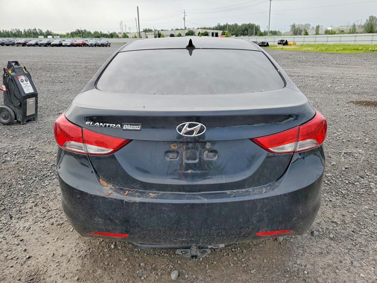 2013 Hyundai Elantra Gls Black vin: 5NPDH4AE5DH419546