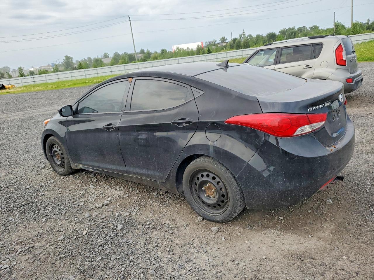 2013 Hyundai Elantra Gls Black vin: 5NPDH4AE5DH419546