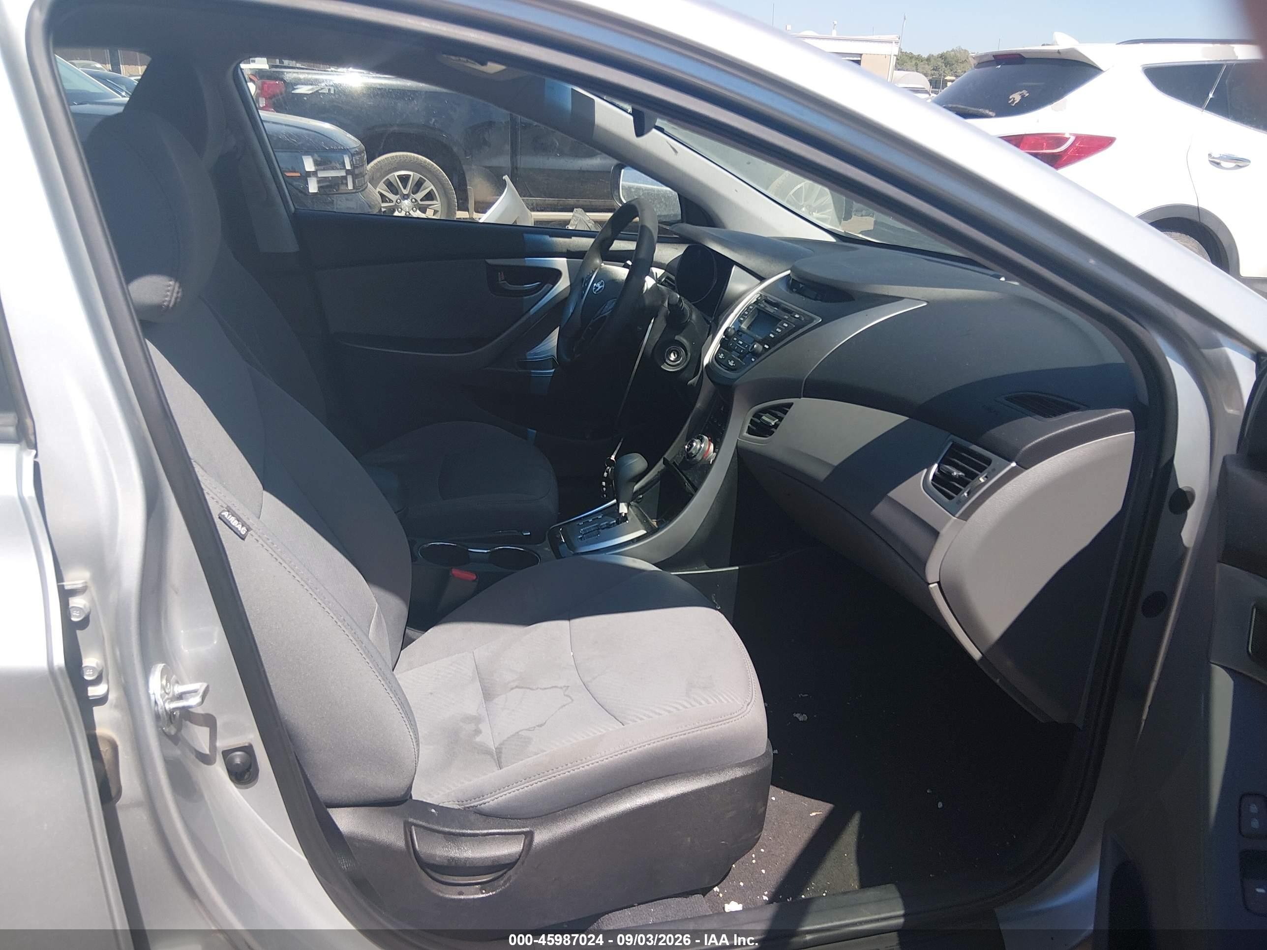 2013 Hyundai Elantra Gls Silver vin: 5NPDH4AE5DH421281