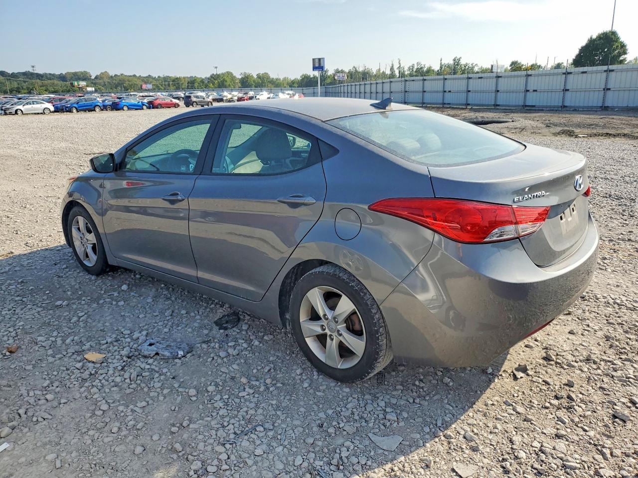 2013 Hyundai Elantra Gls Silver vin: 5NPDH4AE5DH430823