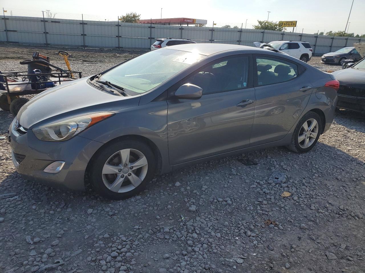 2013 Hyundai Elantra Gls Silver vin: 5NPDH4AE5DH430823