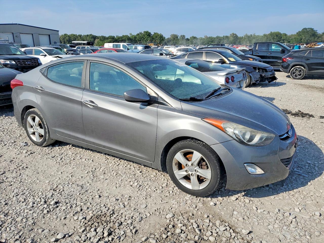 2013 Hyundai Elantra Gls Silver vin: 5NPDH4AE5DH430823