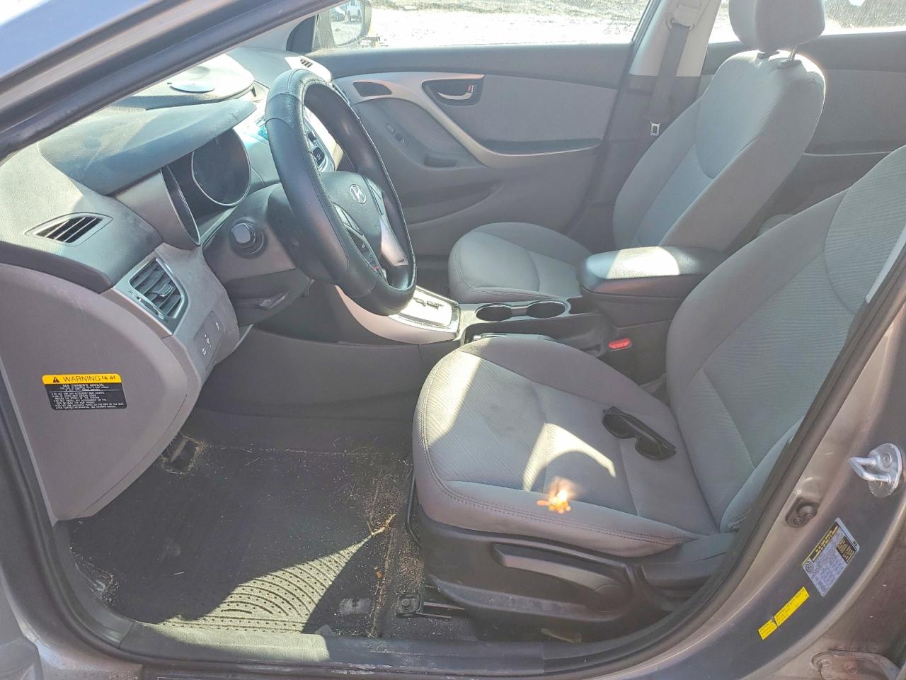 2013 Hyundai Elantra Gls Silver vin: 5NPDH4AE5DH430823