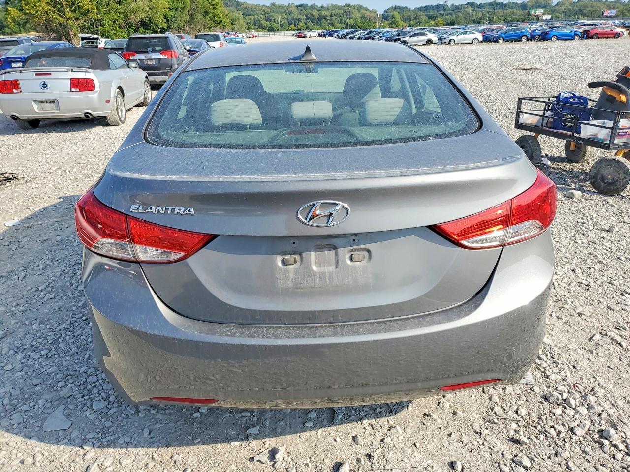 2013 Hyundai Elantra Gls Silver vin: 5NPDH4AE5DH430823
