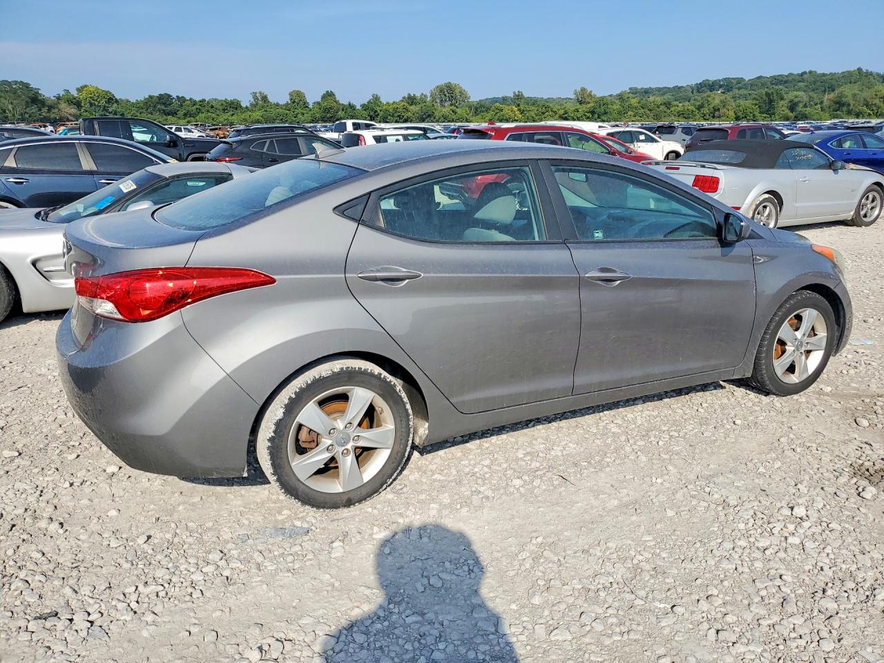 2013 Hyundai Elantra Gls Silver vin: 5NPDH4AE5DH430823