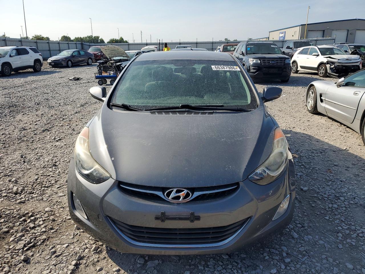 2013 Hyundai Elantra Gls Silver vin: 5NPDH4AE5DH430823