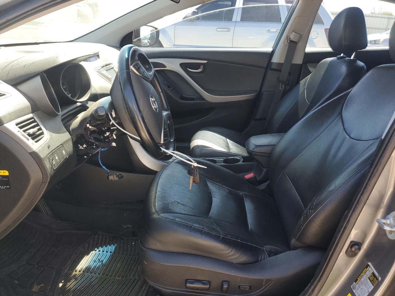 2013 Hyundai Elantra Gls Gray vin: 5NPDH4AE5DH437724