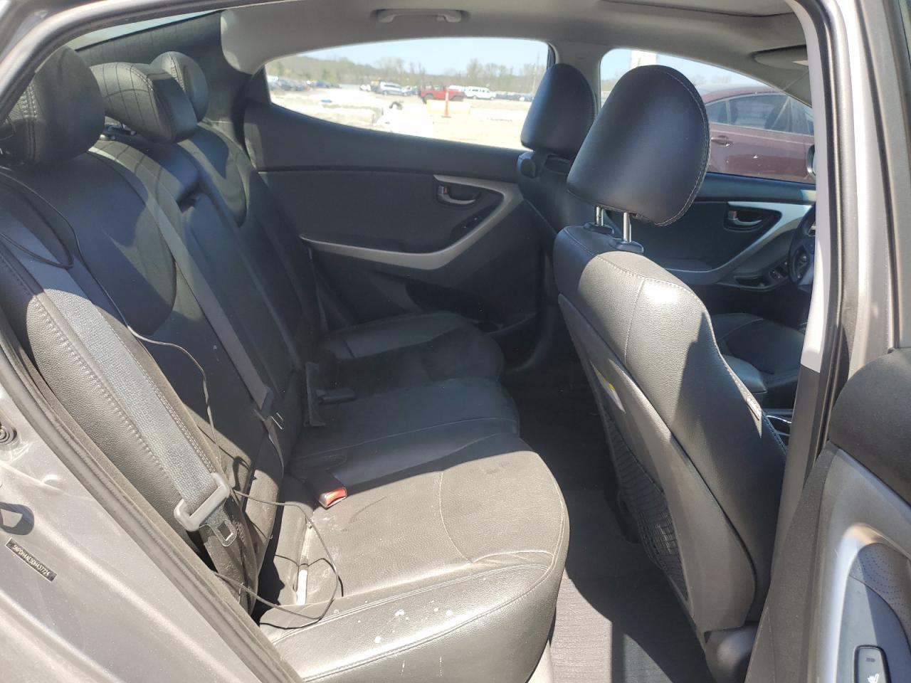 2013 Hyundai Elantra Gls Gray vin: 5NPDH4AE5DH437724