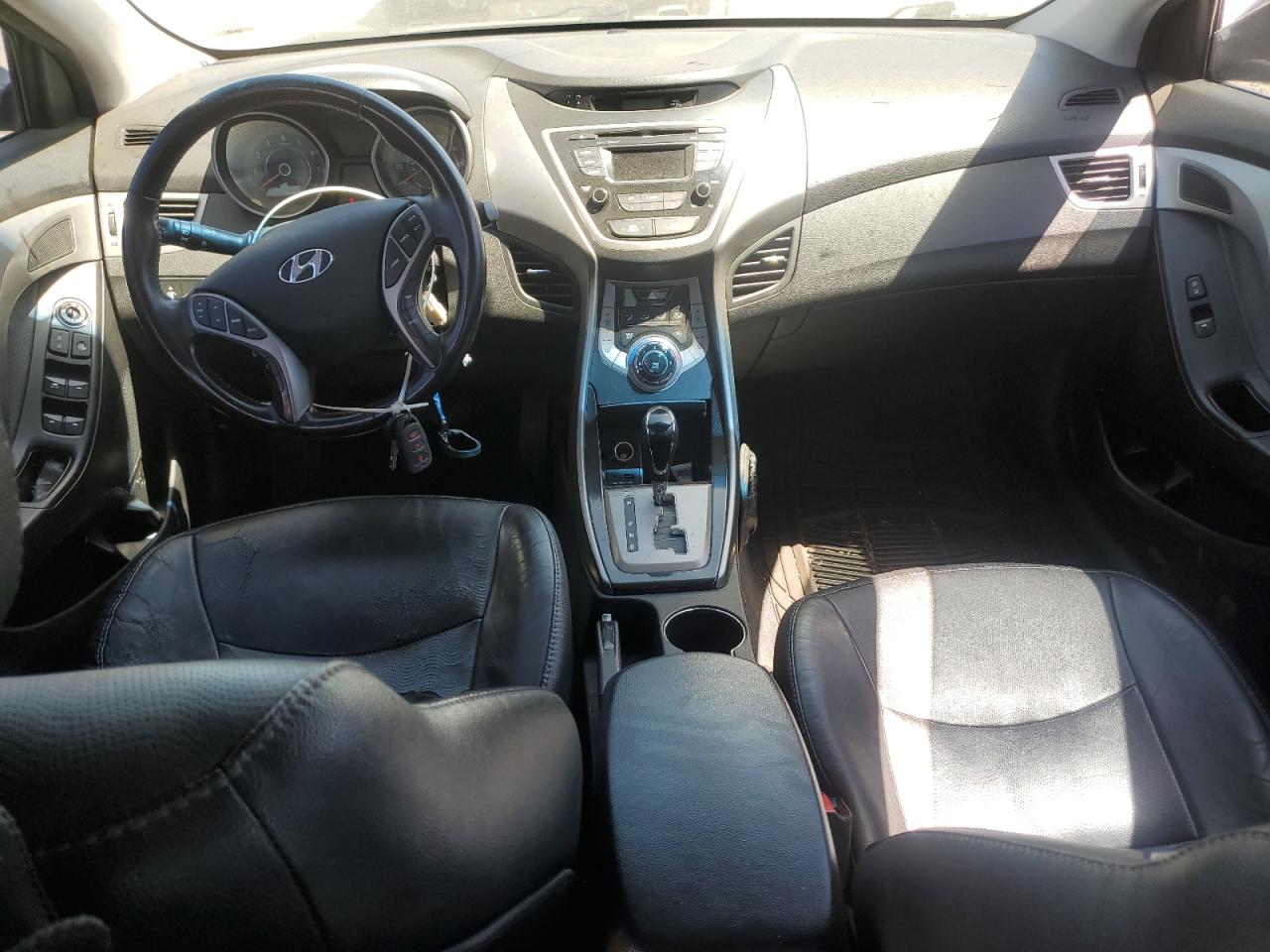 2013 Hyundai Elantra Gls Gray vin: 5NPDH4AE5DH437724
