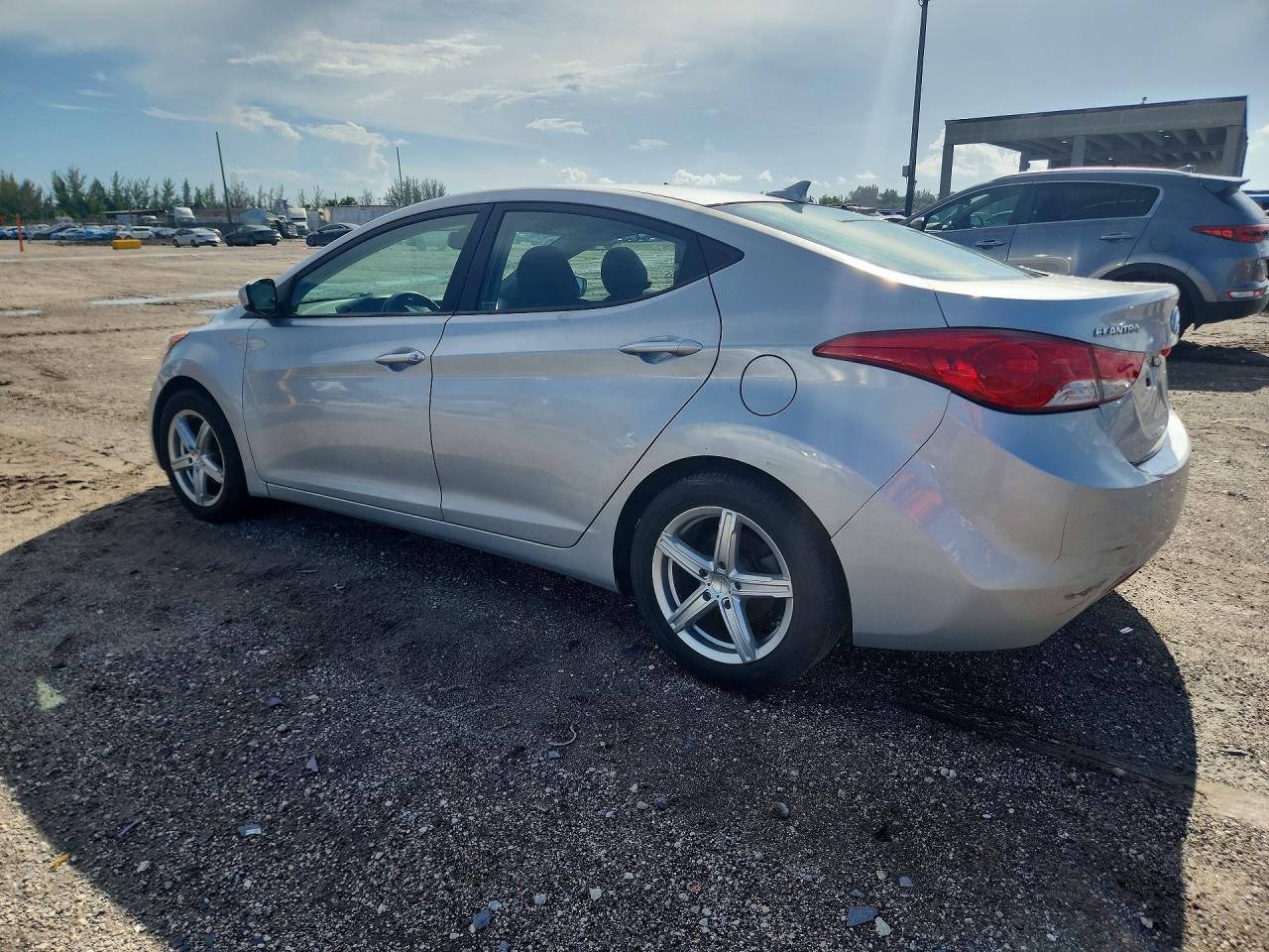 2013 Hyundai Elantra Gls Silver vin: 5NPDH4AE5DH442955