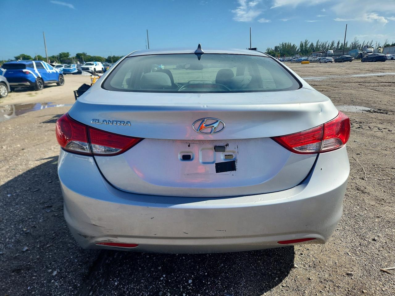 2013 Hyundai Elantra Gls Silver vin: 5NPDH4AE5DH442955