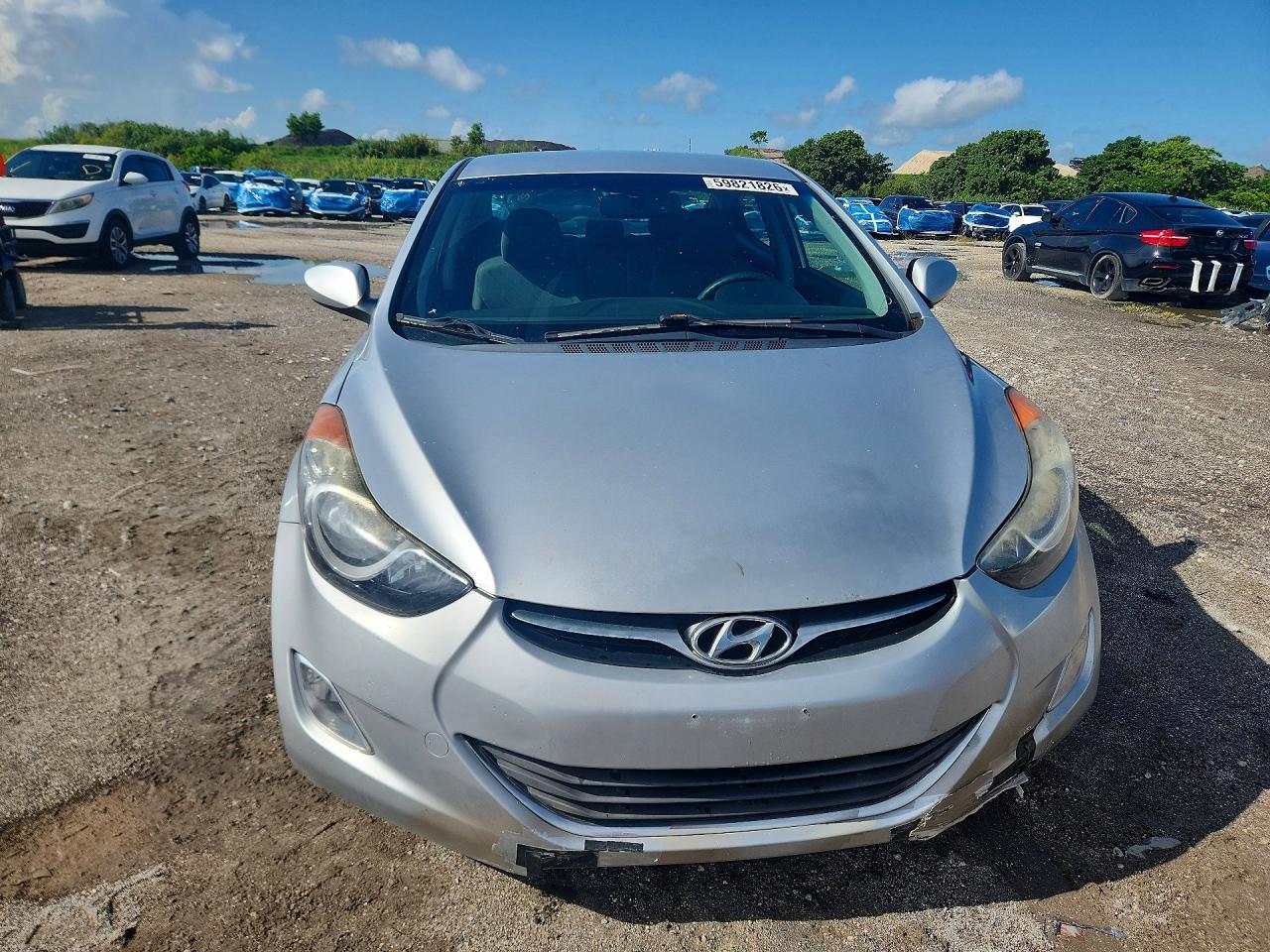 2013 Hyundai Elantra Gls Silver vin: 5NPDH4AE5DH442955