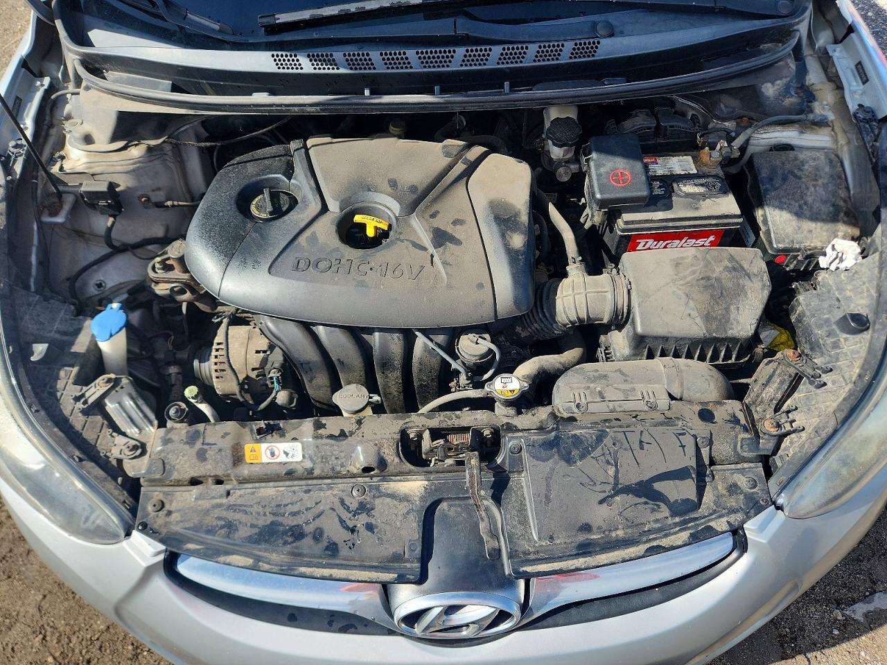 2013 Hyundai Elantra Gls Silver vin: 5NPDH4AE5DH442955
