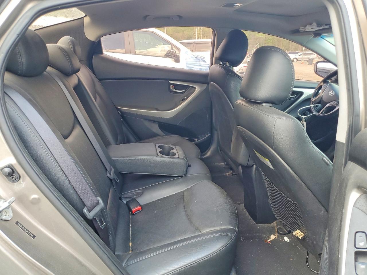 2013 Hyundai Elantra Limited Gray vin: 5NPDH4AE5DH443863