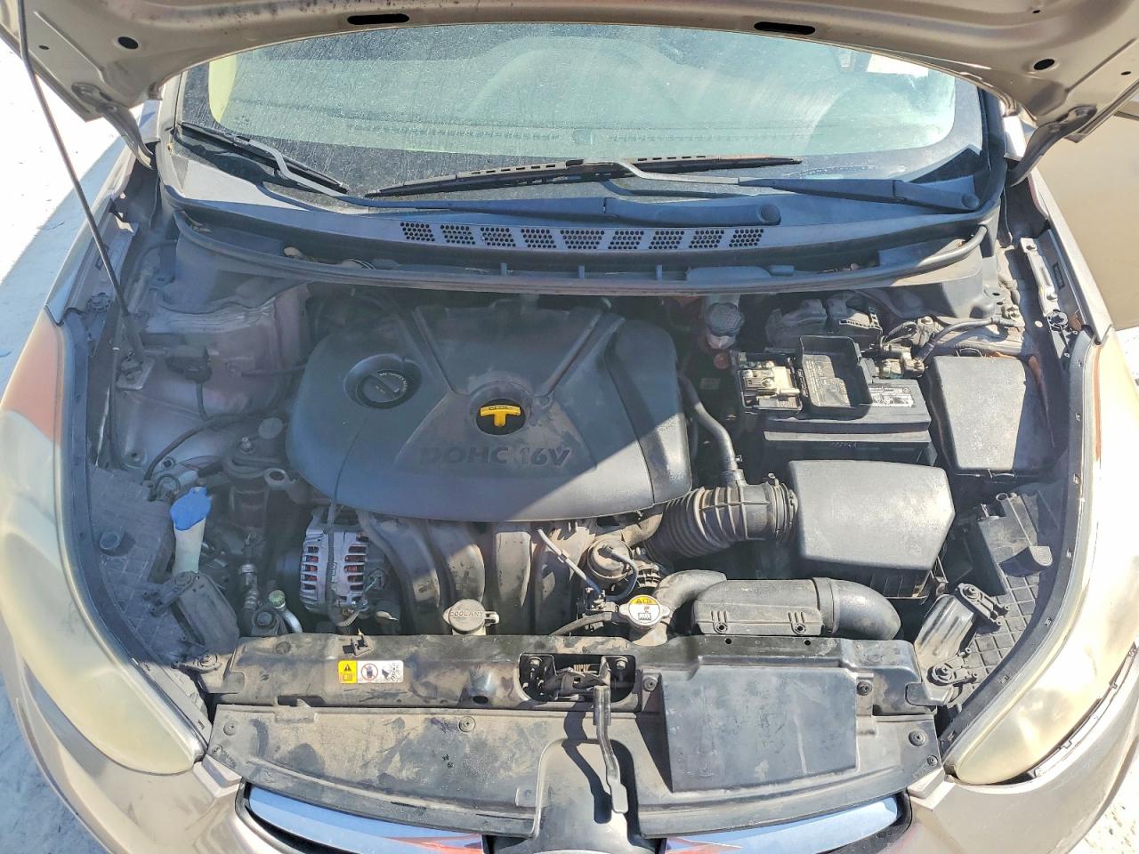 2013 Hyundai Elantra Gls Gray vin: 5NPDH4AE5DH448108