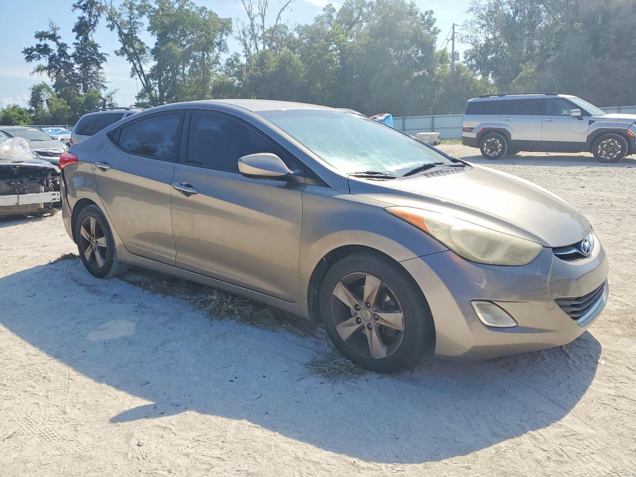2013 Hyundai Elantra Gls Gray vin: 5NPDH4AE5DH448108