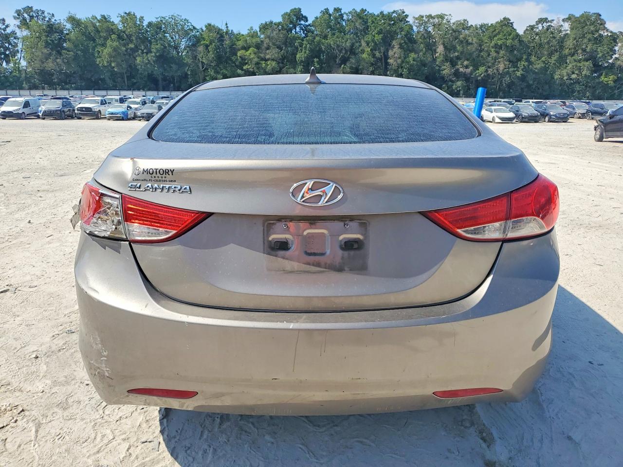 2013 Hyundai Elantra Gls Gray vin: 5NPDH4AE5DH448108