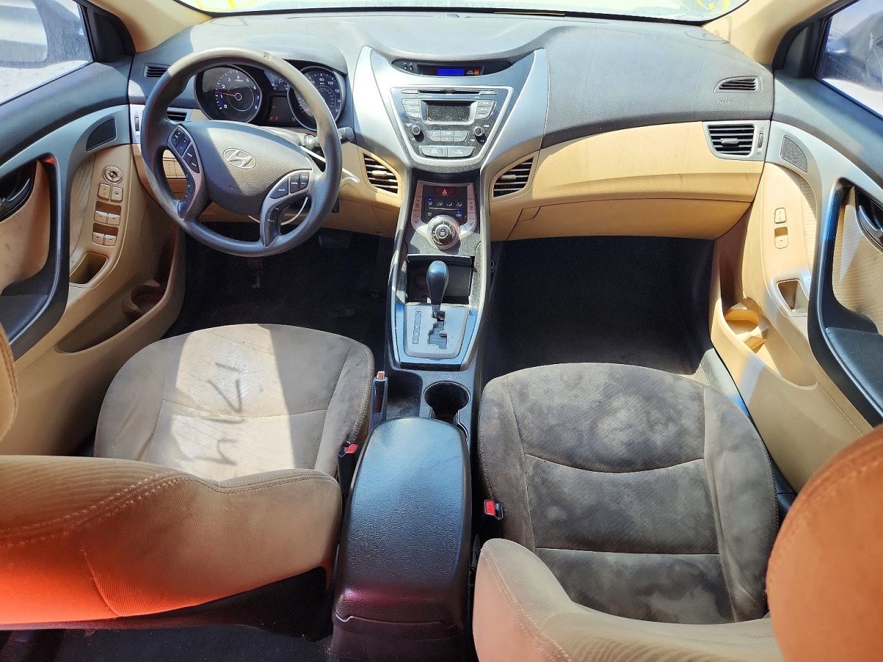 2013 Hyundai Elantra Gls Gray vin: 5NPDH4AE5DH448108