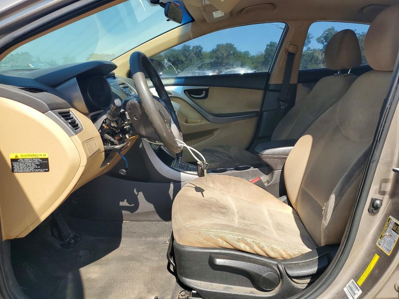 2013 Hyundai Elantra Gls Gray vin: 5NPDH4AE5DH448108