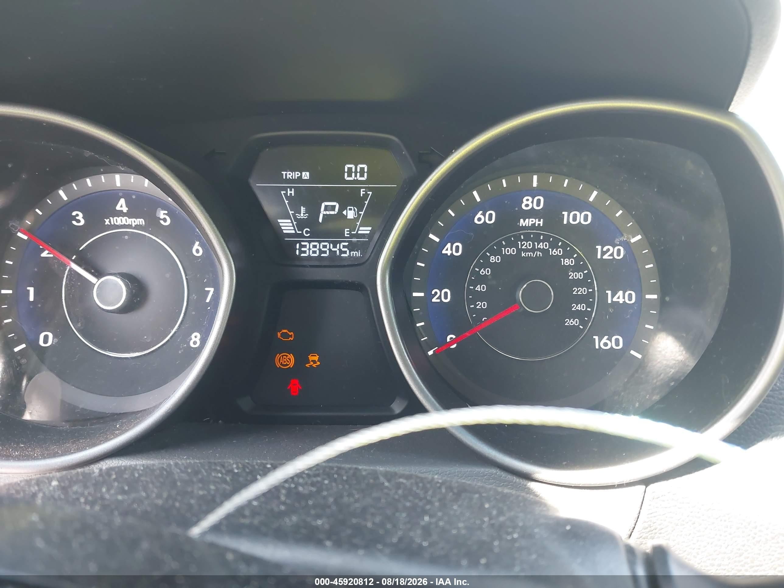 2014 Hyundai Elantra Se Silver vin: 5NPDH4AE5EH455335