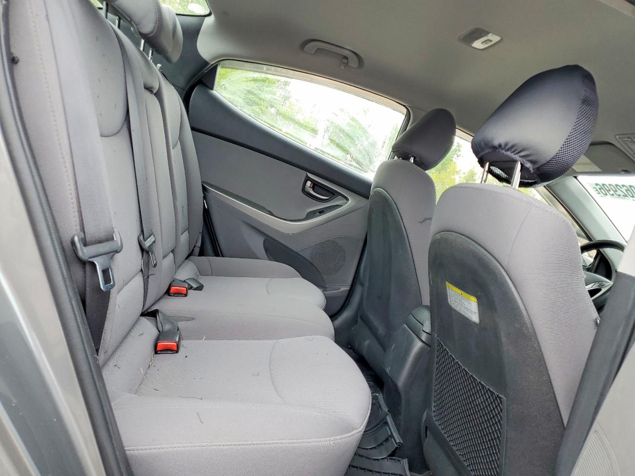 2014 Hyundai Elantra Se Gray vin: 5NPDH4AE5EH457019