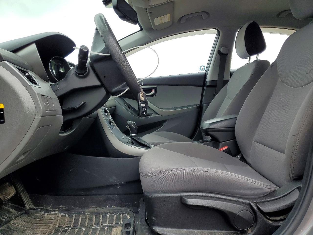 2014 Hyundai Elantra Se Gray vin: 5NPDH4AE5EH457019