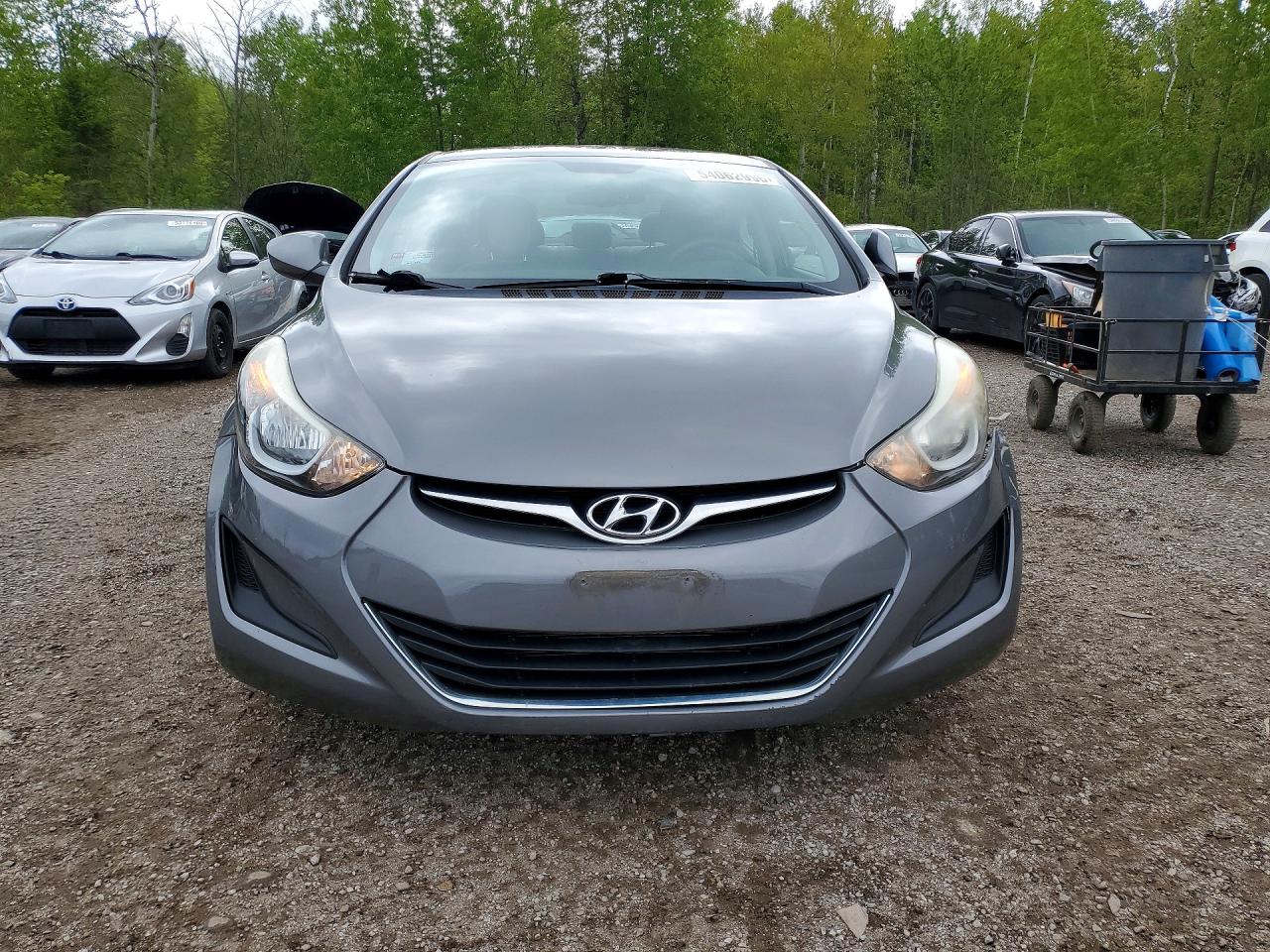 2014 Hyundai Elantra Se Gray vin: 5NPDH4AE5EH457019