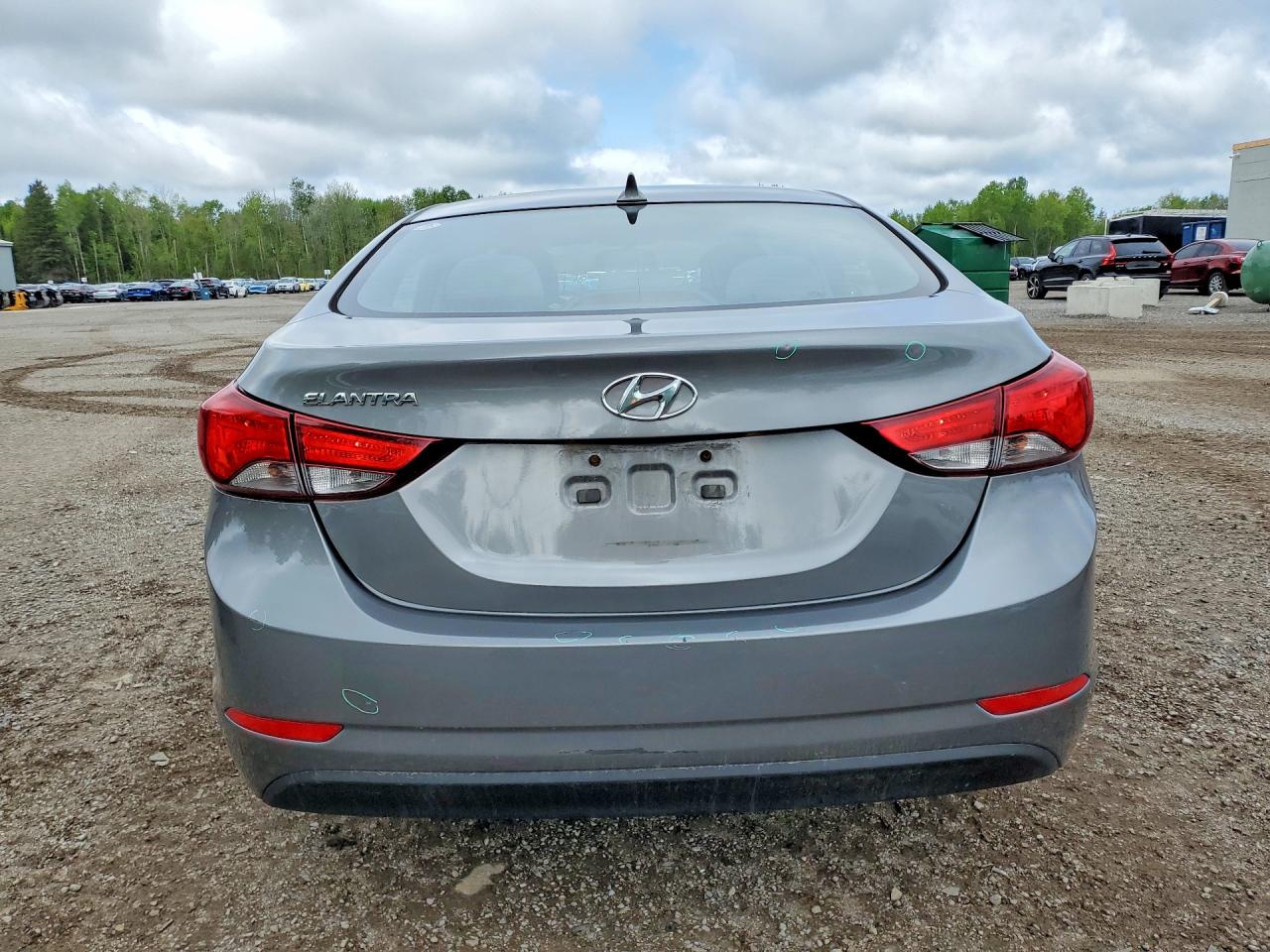 2014 Hyundai Elantra Se Gray vin: 5NPDH4AE5EH457019