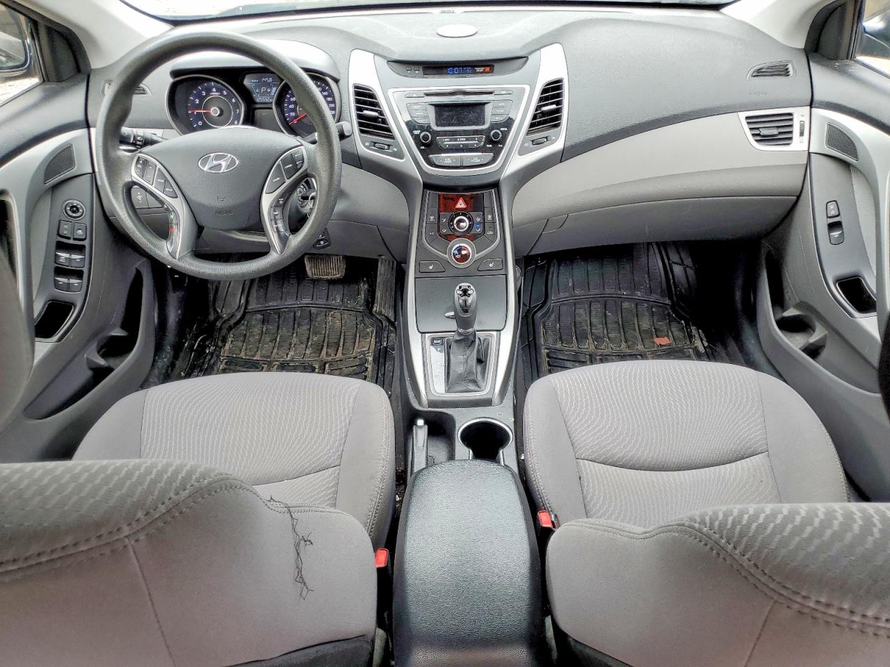 2014 Hyundai Elantra Se Gray vin: 5NPDH4AE5EH457019