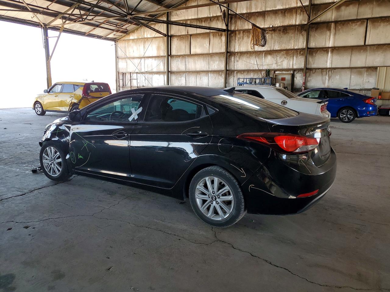 2014 Hyundai Elantra Se Черный vin: 5NPDH4AE5EH457859