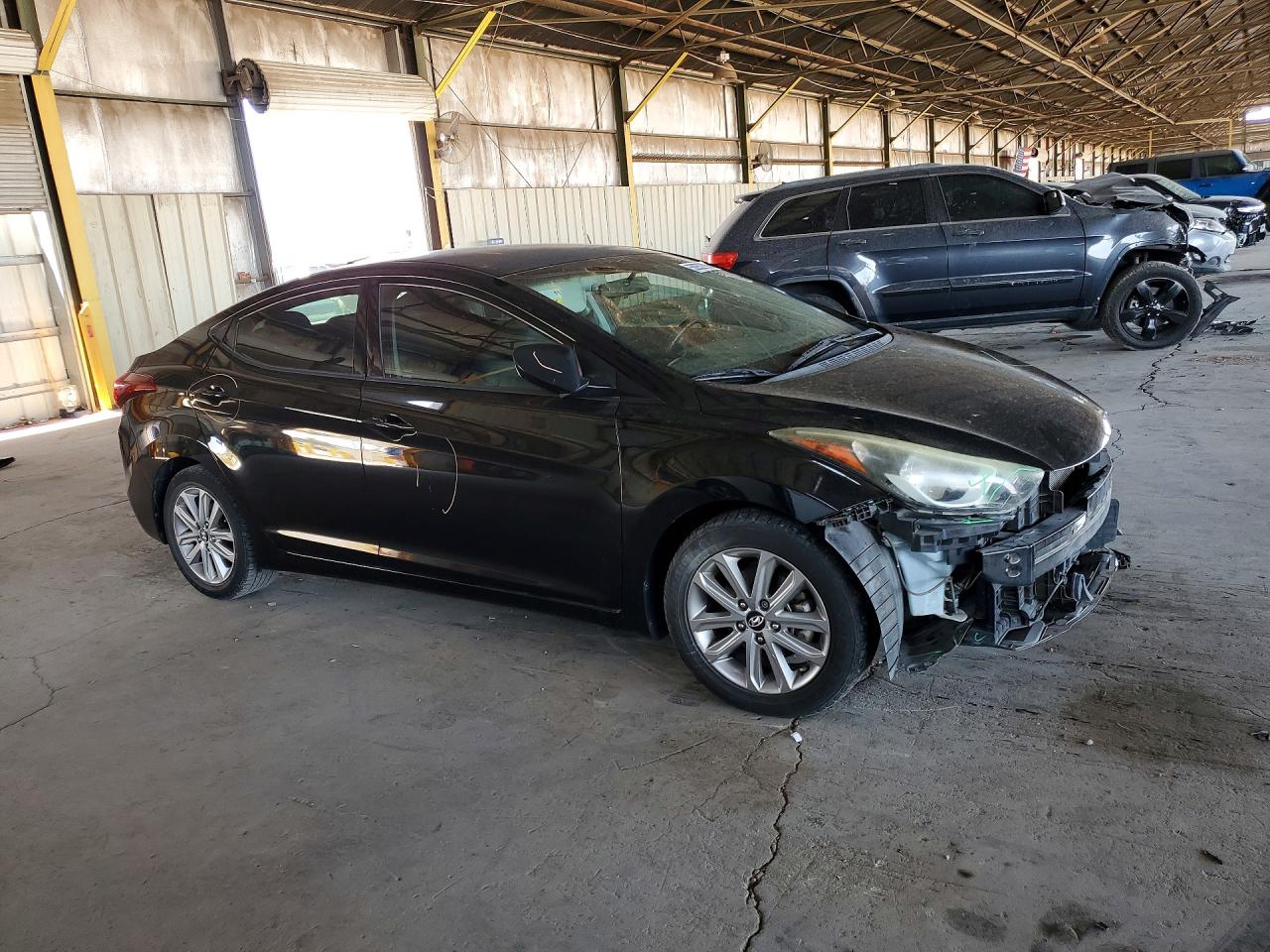 2014 Hyundai Elantra Se Черный vin: 5NPDH4AE5EH457859