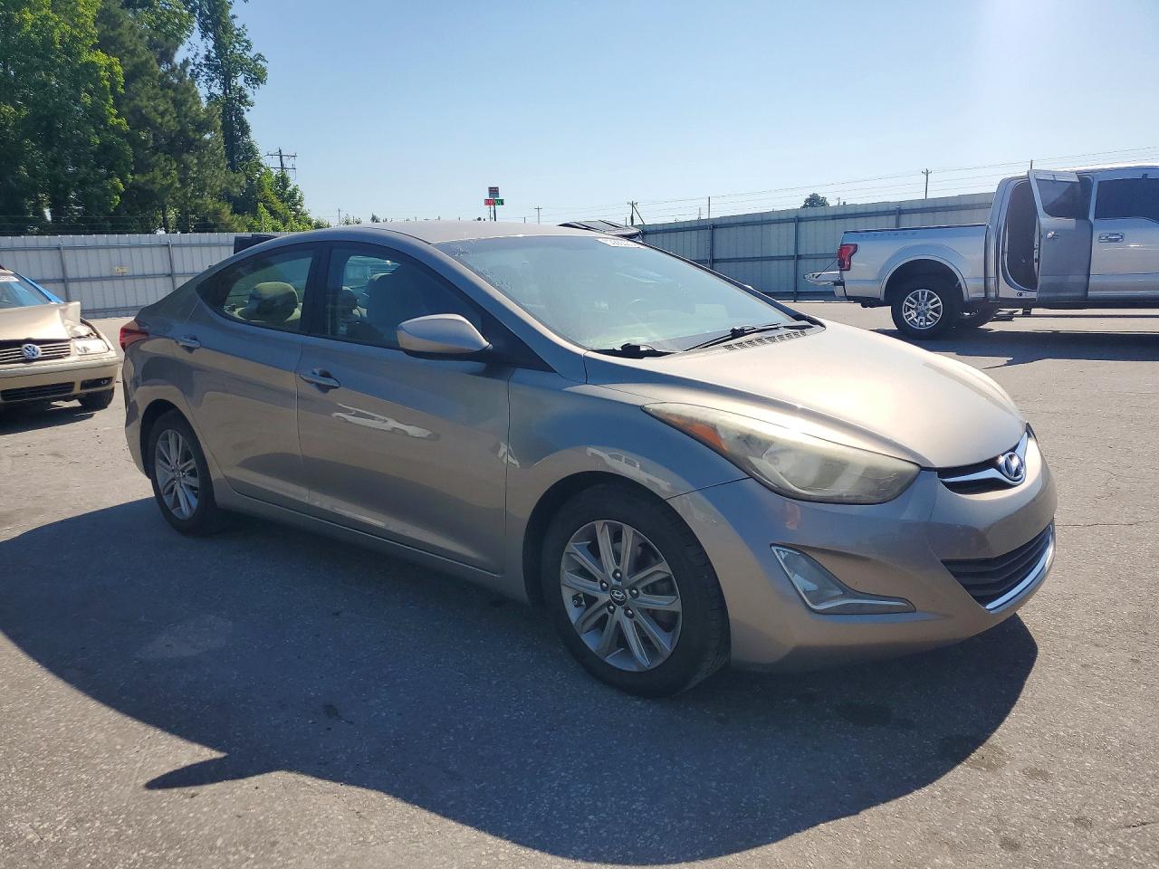 2014 Hyundai Elantra Se Silver vin: 5NPDH4AE5EH459286