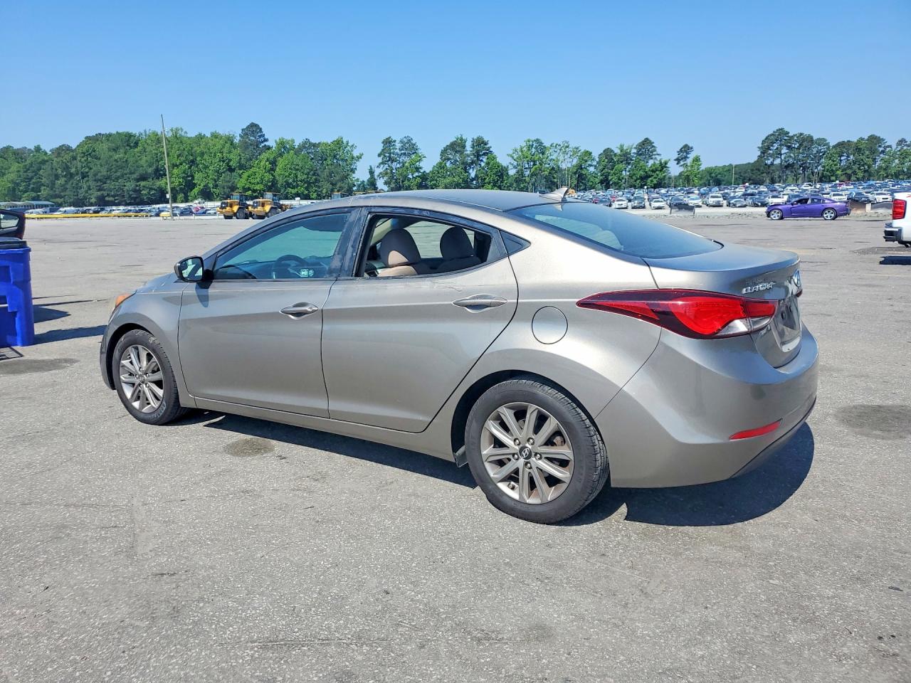 2014 Hyundai Elantra Se Silver vin: 5NPDH4AE5EH459286