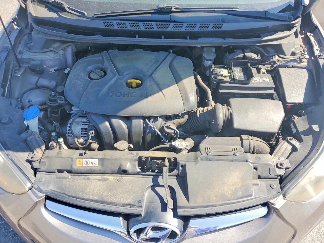 2014 Hyundai Elantra Se Silver vin: 5NPDH4AE5EH459286