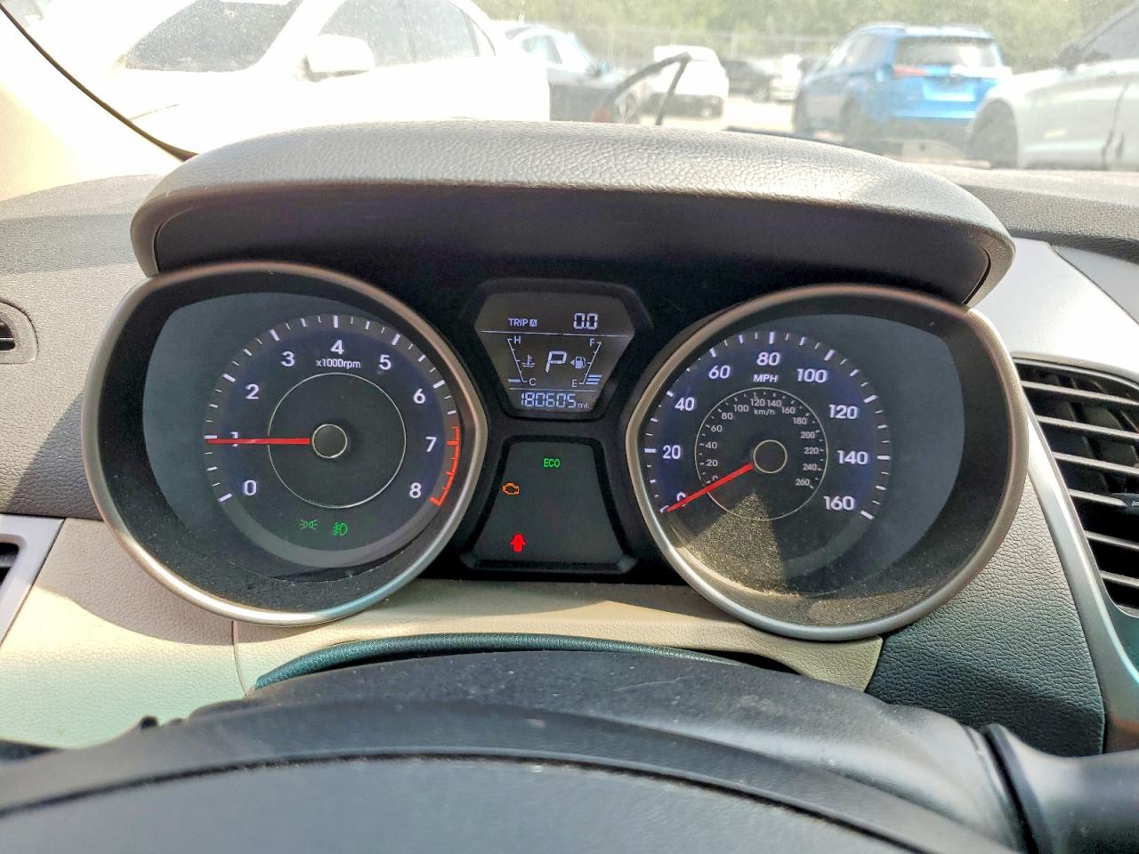 2014 Hyundai Elantra Se White vin: 5NPDH4AE5EH463581
