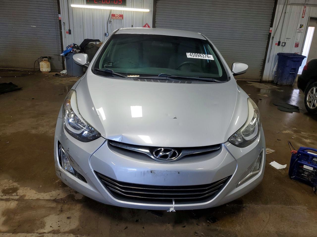 2014 Hyundai Elantra Se Silver vin: 5NPDH4AE5EH464326